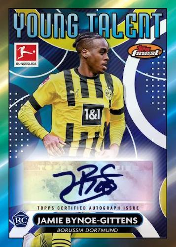 JUST IN* 2022-23 Topps Finest Bundesliga Soccer Hobby, Pack