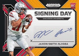 2023 Panini Prizm Collegiate Draft Picks Football Hobby, Pack