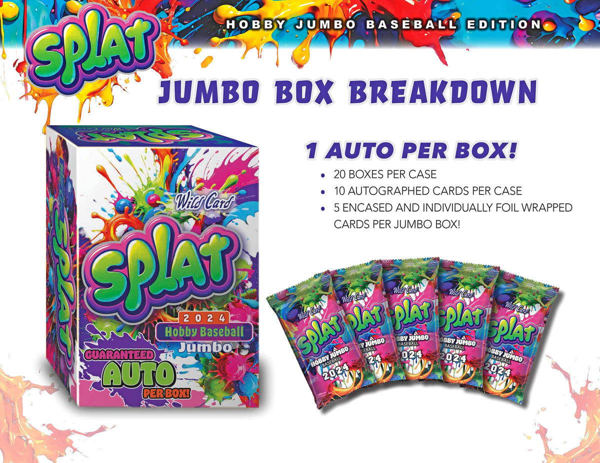 2024 Wild Card Splat Baseball Hobby Jumbo, Box