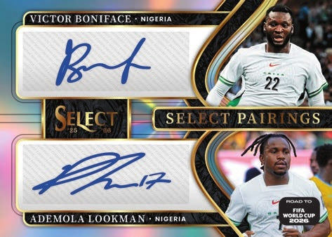 2025-26 Panini Select Road To FIFA World Cup 2026 Soccer Hobby, Pack