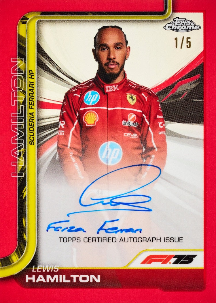 2025 Topps Chrome Formula 1 Racing Hobby, Box