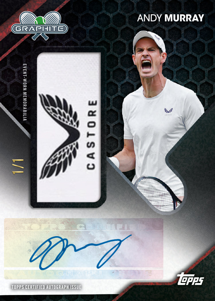 2026 Topps Graphite Tennis Hobby, 12 Box Case