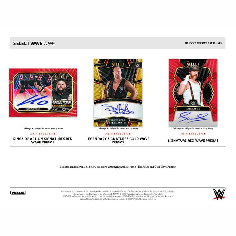 2023 Panini Select WWE Checklist, Set Info, Buy Boxes, Reviews
