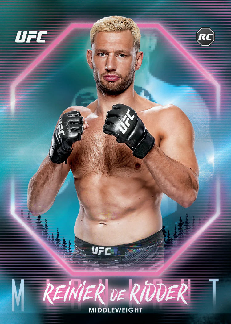 2025 Topps UFC Midnight Hobby, 8 Box Case