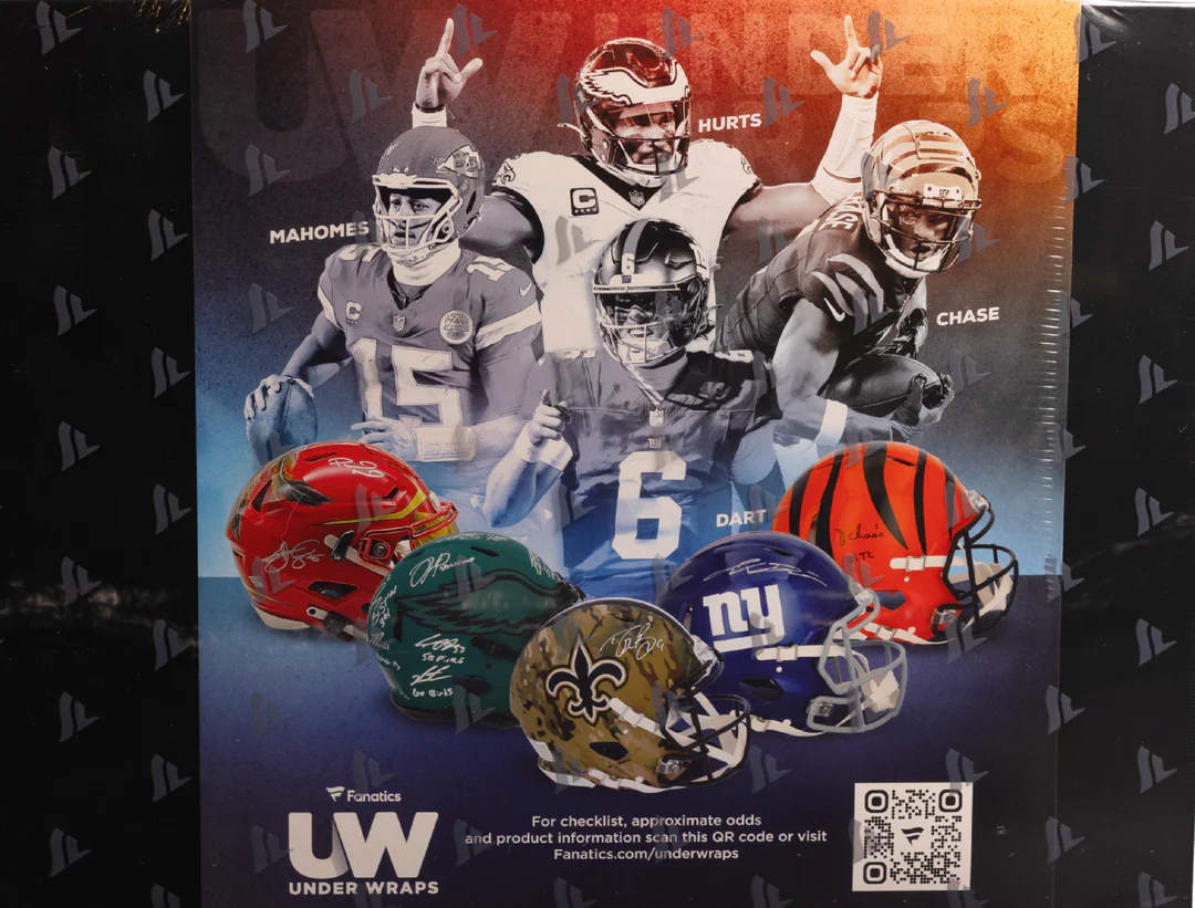 2025 Fanatics Under Wraps NFL Full Size Helmet Volume 2 Brker Exclusiv