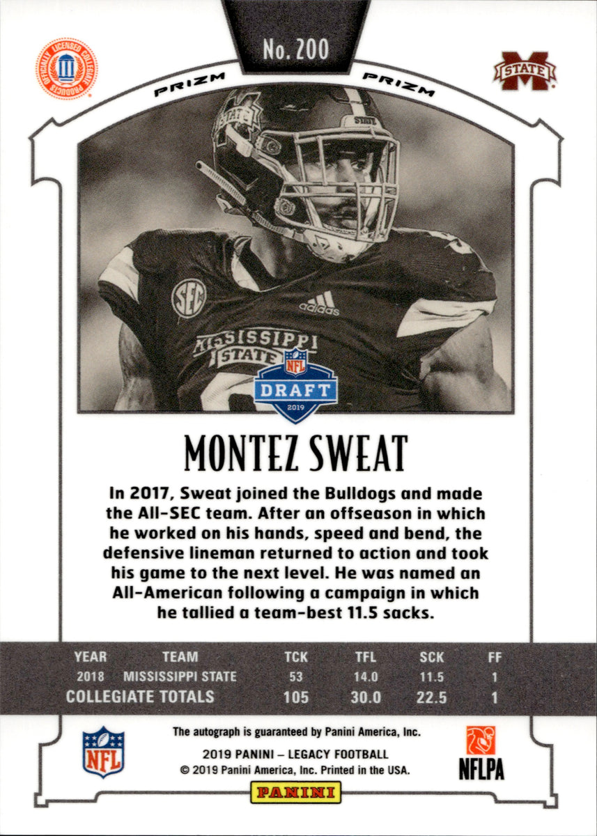 Montez Sweat Autographed Washington Football Team Jersey