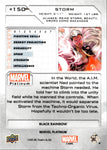 2023 Storm Upper Deck Marvel Platinum BLACK RAINBOW #150 X-Men