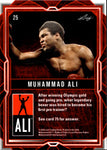 2024 Muhammad Ali Leaf Legacy Collection PRISMATIC SILVER 05/10 #25 Boxing Great