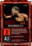 2024 Muhammad Ali Leaf Legacy Collection PRISMATIC SILVER 05/10 #25 Boxing Great