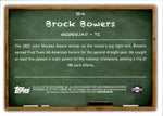 2023 Brock Bowers Bowman University Best STUDIOUS STARS ROOKIE REFRACTOR #SS-6 Las Vegas Raiders