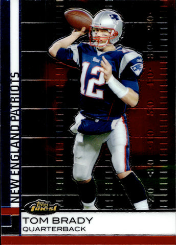 2009 Tom Brady Topps Finest #29 New England Patriots