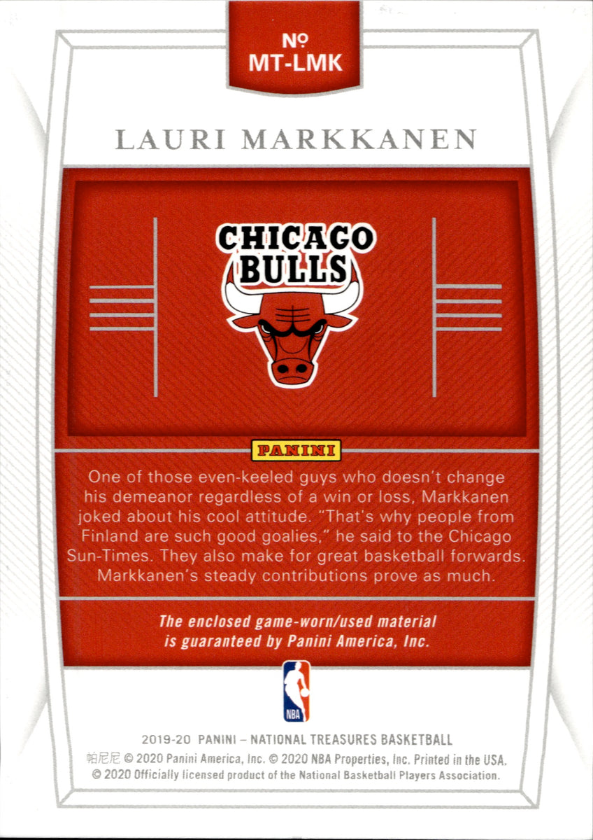 Lauri Markkanen - Chicago Bulls - Game-Worn City Edition Jersey