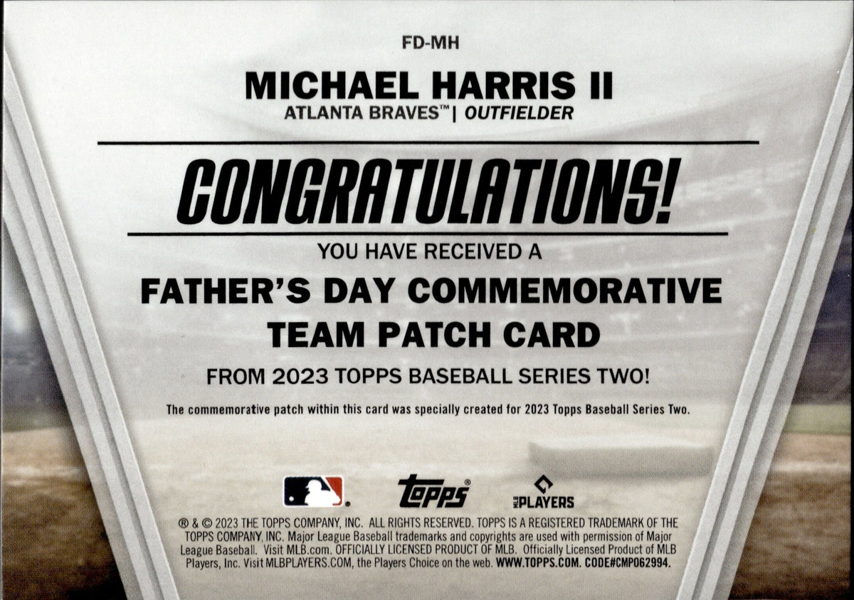 Atlanta Braves - Congratulations Michael Harris II!