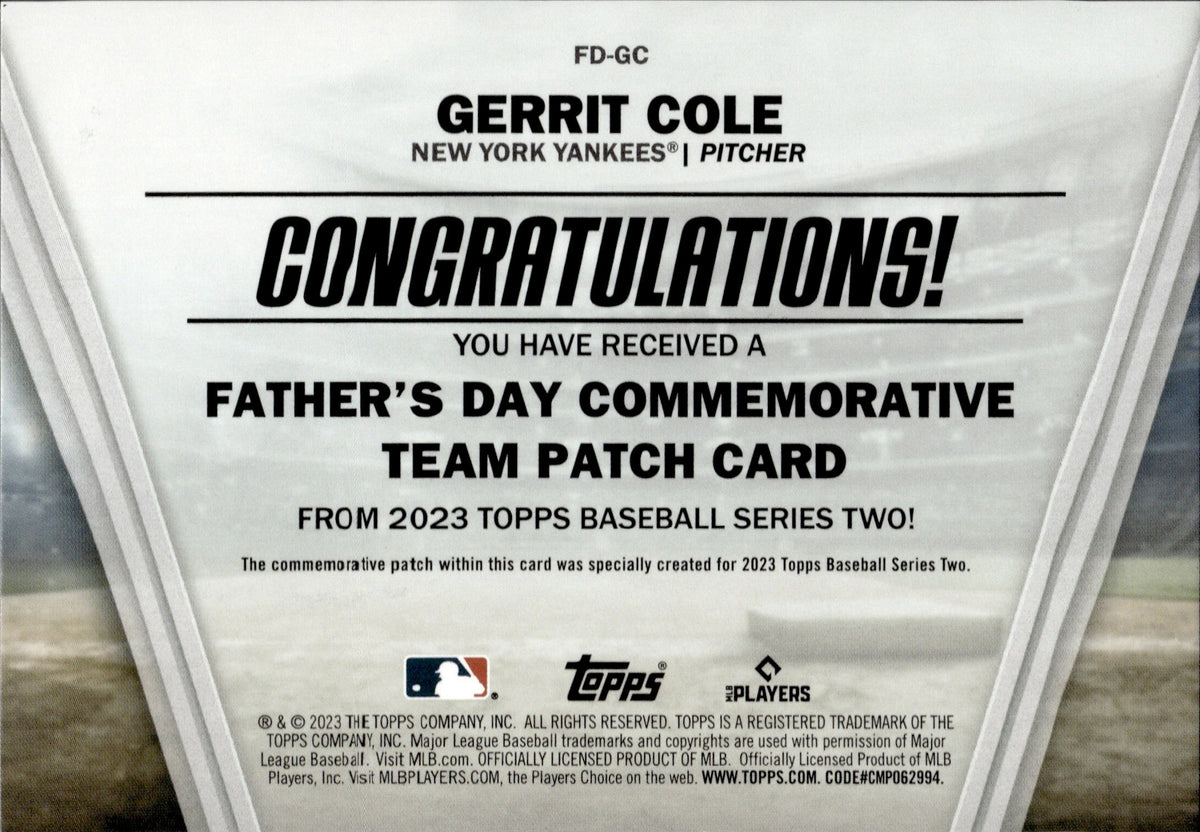 New York Yankees: Gerrit Cole 2022 Player Minis - Officially