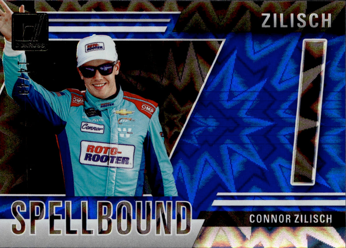 2025 Connor Zilisch Panini Donruss BLUE XPLOSION SPELLBOUND 14/49 #37