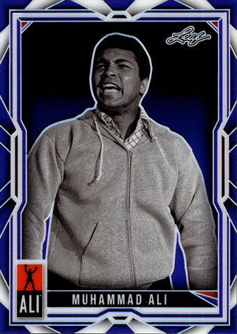 2024 Muhammad Ali Leaf Legacy Collection PRISMATIC PURPLE 1/5 #54 Boxing Great