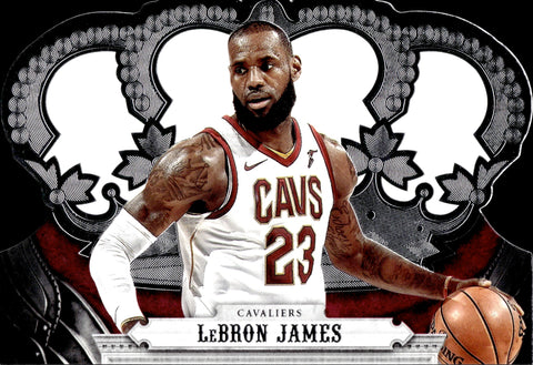 2017-18 LeBron James Panini Crown Royale DIE CUT #131 Cleveland Cavaliers