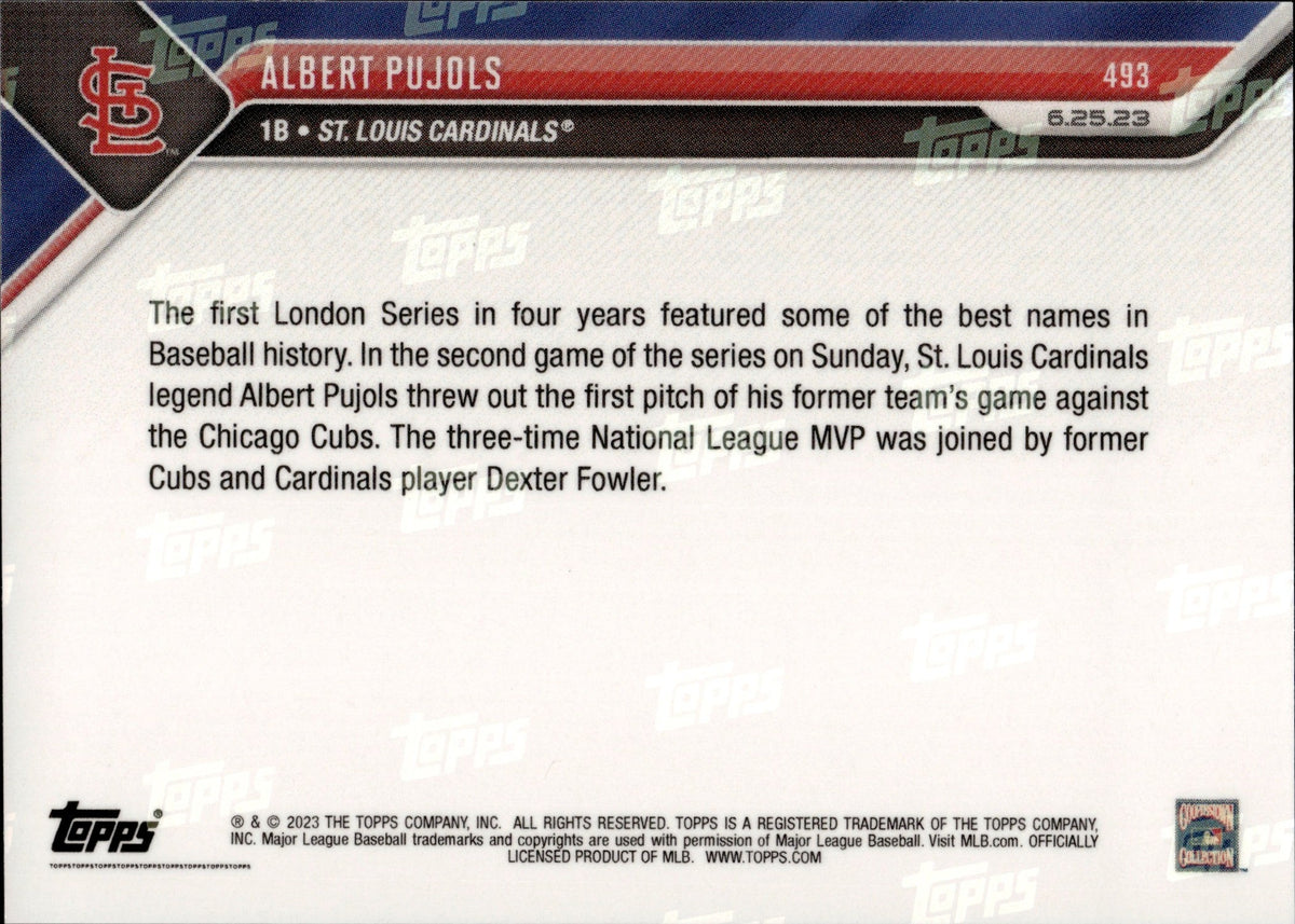 Buy ALBERT PUJOLS 2023 Topps Legends of the Game 30 Baseball Card