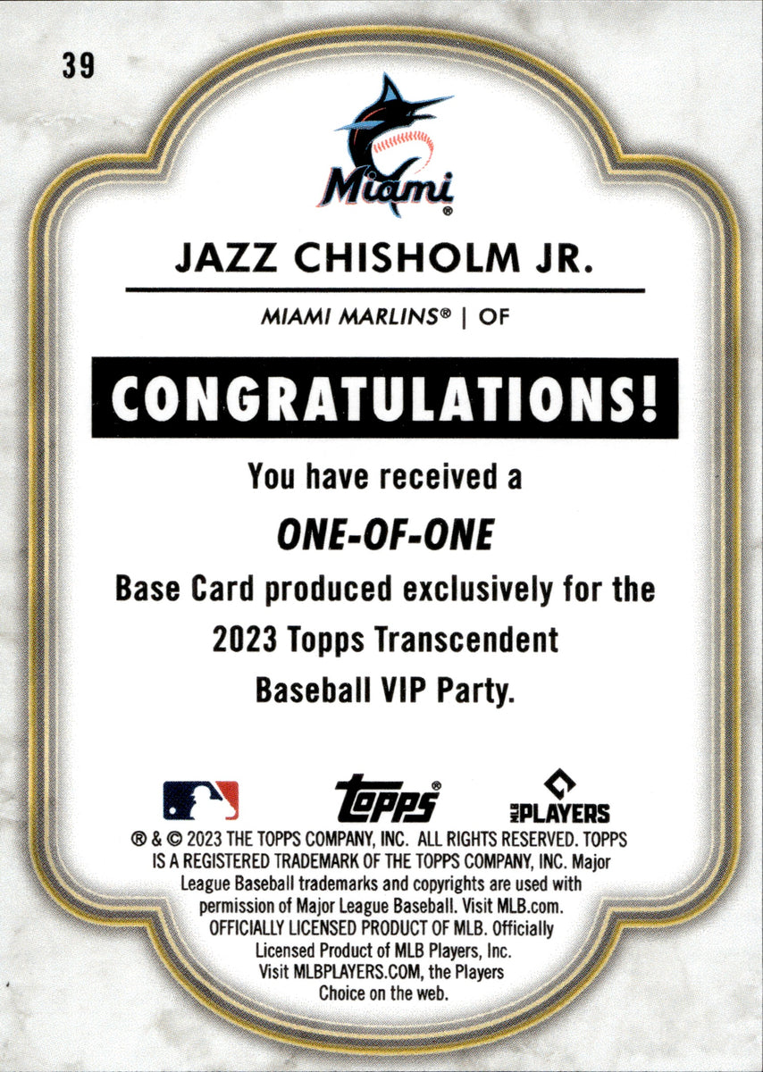 Miami Marlins: Jazz Chisholm Jr. 2021 - Officially Licensed MLB