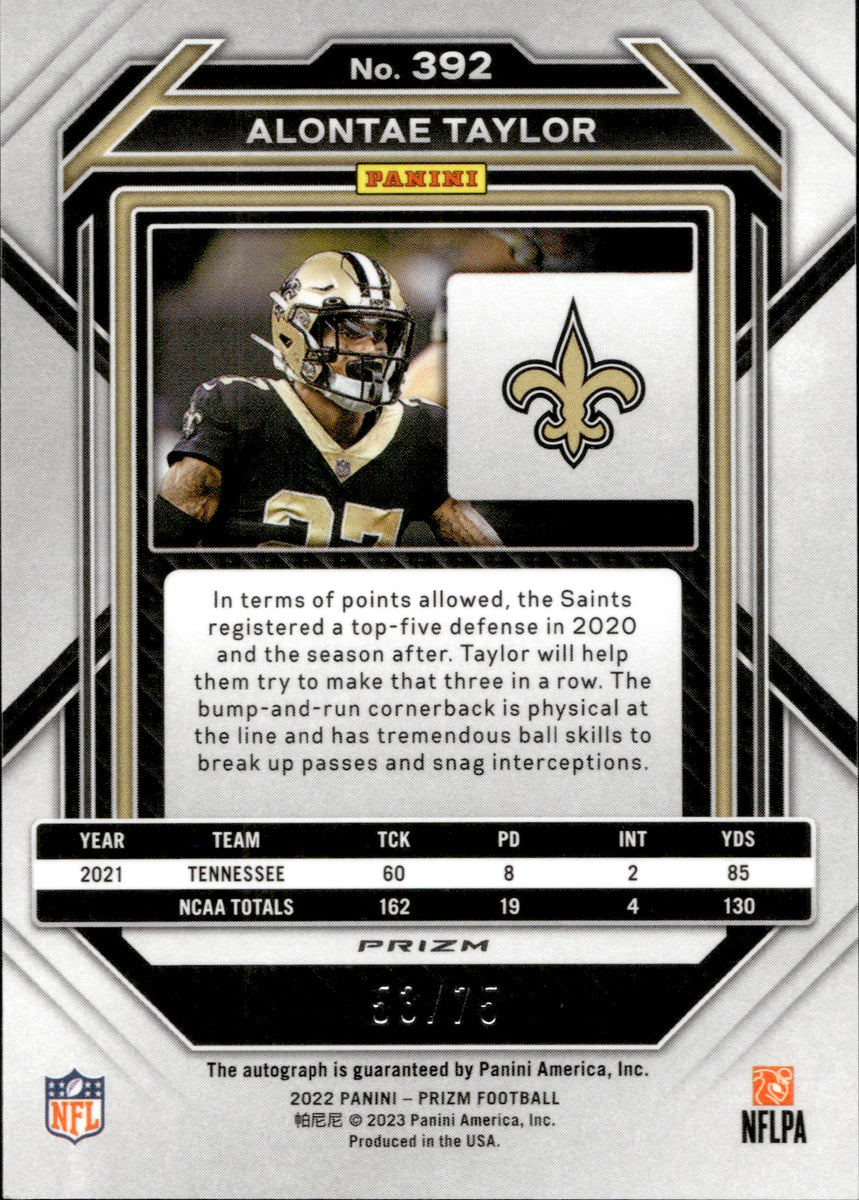 2021 Mosaic Football New Orleans Saints Rookie Green Prizm 