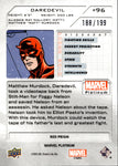2023 Daredevil Upper Deck Marvel Platinum RED PRISM 188/199 #96