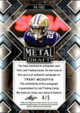 2022 Trent McDuffie Leaf Metal Draft ROOKIE ZEBRA PORTRAIT AUTO 4/5 AUTOGRAPH RC #PA-TM2 Kansas City Chiefs