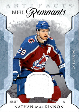 2023-24 Nathan MacKinnon Upper Deck Artifacts REMNANTS JERSEY RELIC #NR-NM Colorado Avalanche