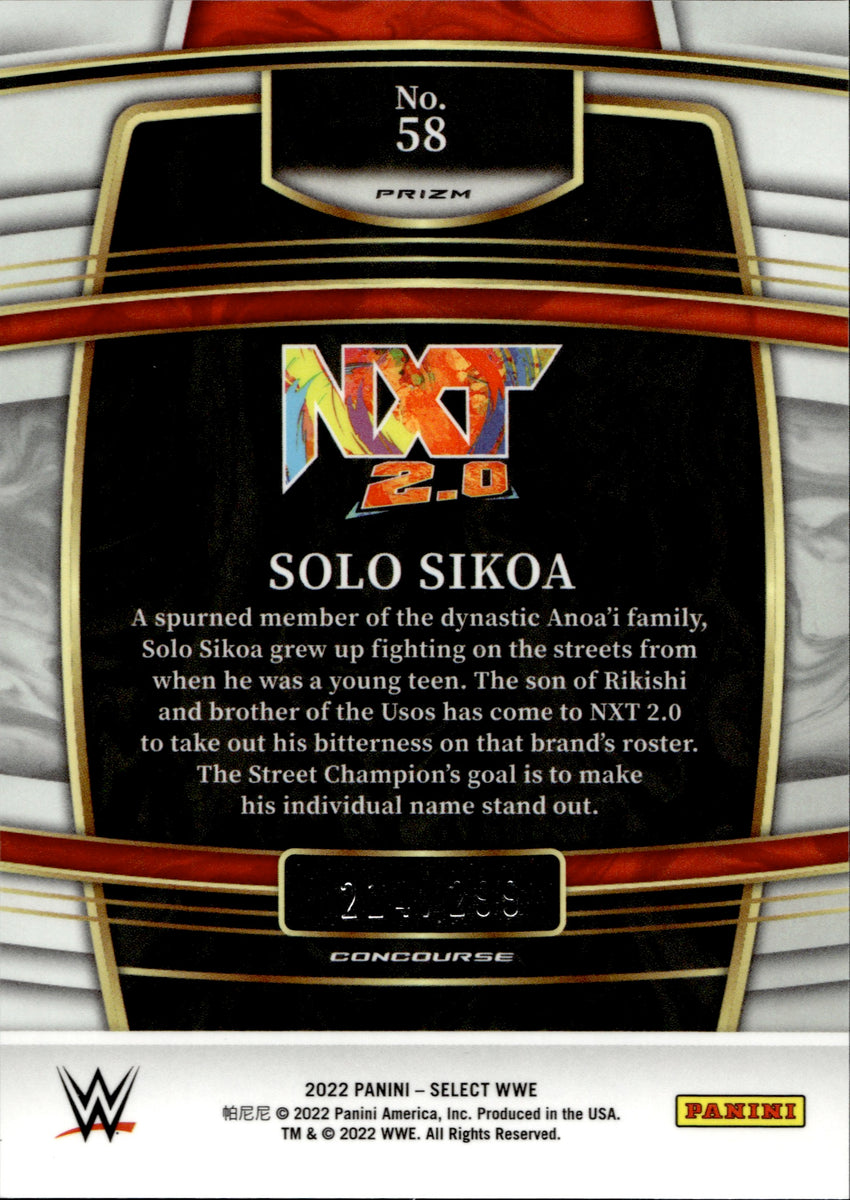  SOLO SIKOA RC 2022 Panini Revolution #79 ROOKIE NM+-MT+ WWE  Wrestling : Collectibles & Fine Art