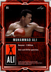 2024 Muhammad Ali Leaf Legacy Collection PRISMATIC RED 6/6 #85 Boxing Great