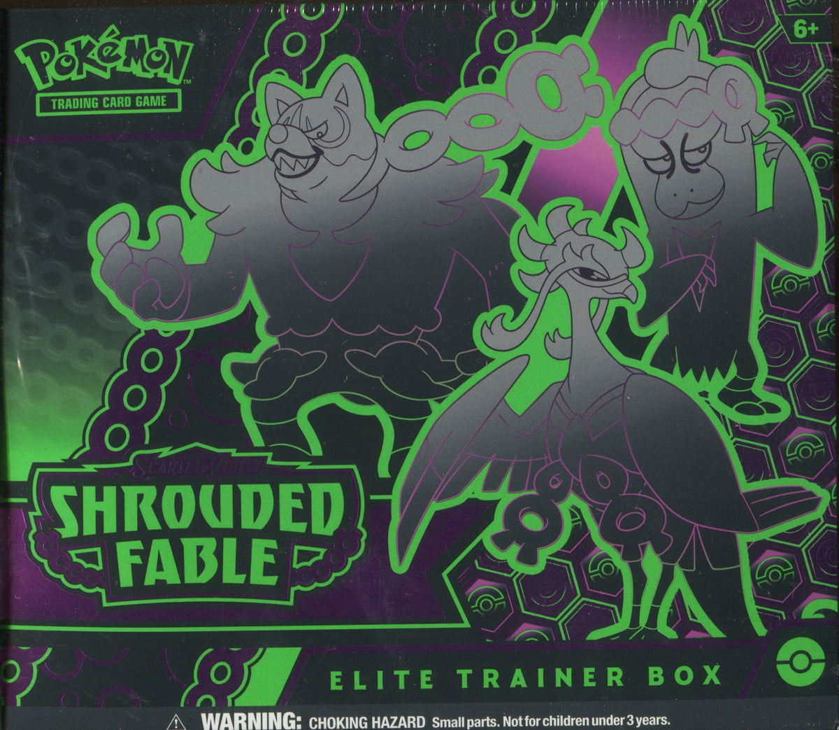 Pokemon Scarlet & Violet Shrouded Fable ETB, 10 Elite