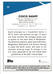 2021 Coco Gauff Topps Chrome ROOKIE RC #100 U.S. Open 5
