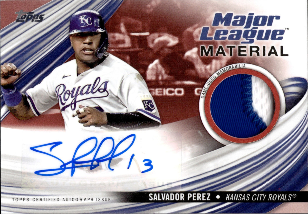 Salvador Perez Autographed Memorabilia