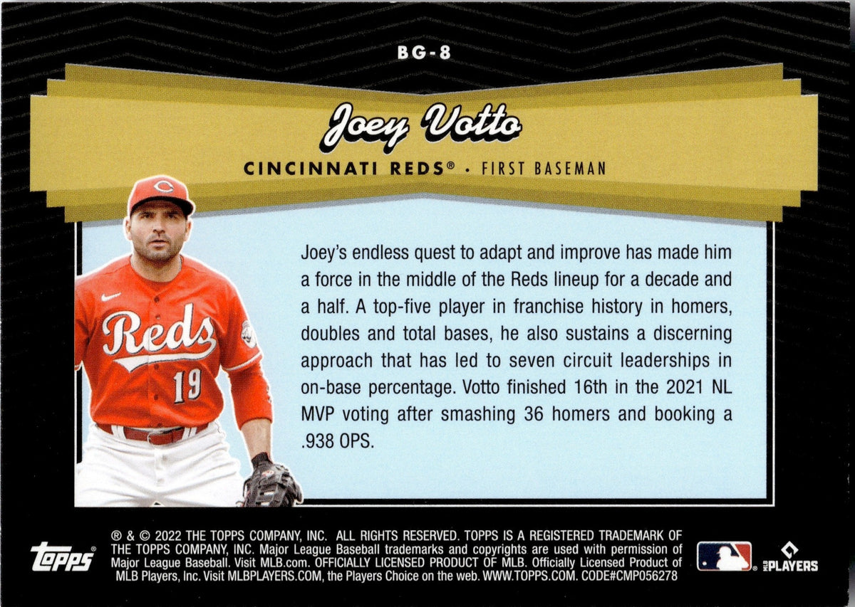 ORIGINAL Joey Votto Cincinnati Reds Topps player Jersey 