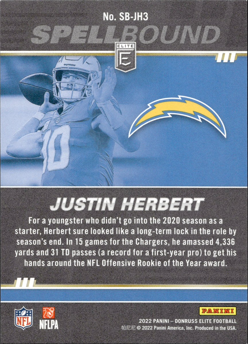 Justin Herbert 2020 Donruss The Elite Series Rookies #ESR-JH Price