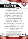 2017 J.P. Crawford Bowman's Best of 2017 ROOKIE AUTO AUTOGRAPH #B17-JC Philadelphia Phillies