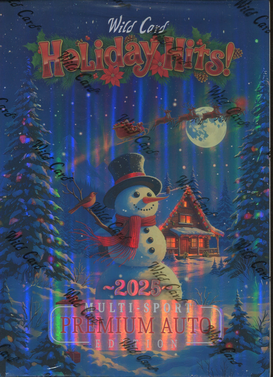 2025 Wild Card Holiday Hits Multi Sport Premium Auto Edition, Box