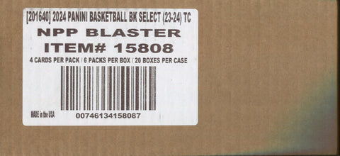 2023-24 Panini Select Basketball, 20 Blaster Box Case (Flash Prizms)