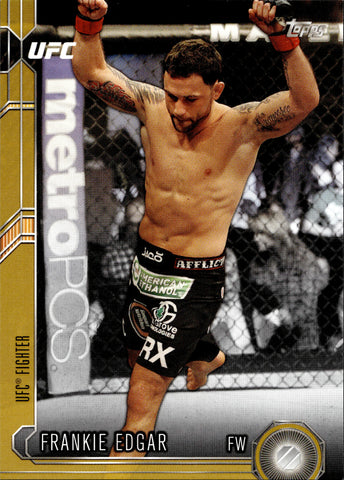 2015 Frankie Edgar Topps UFC Chronicles GOLD 36/88 #42 Featherweight