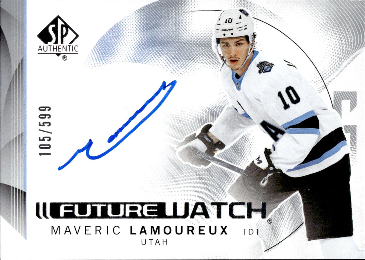 2024-25 Maveric Lamoureux Upper Deck Sp Authentic FUTURE WATCH AUTO 10