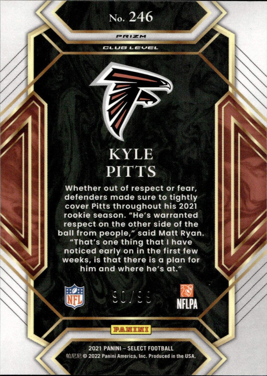 Kyle Pitts 2021 Panini Mosaic Rookie Card #250