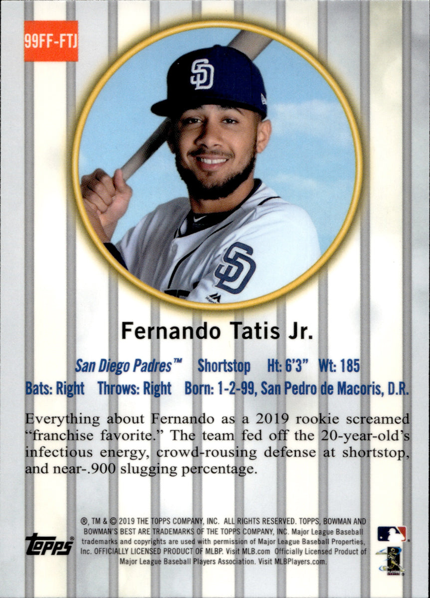 2019 Fernando Tatis, Jr. Game Worn San Diego Padres Rookie Blue