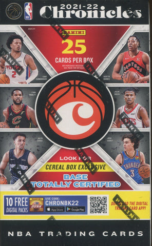 2021-22 Panini Chronicles Basketball, Cereal Box