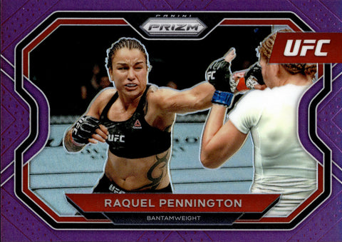 2021 Raquel Pennington Panini Prizm UFC PURPLE 128/149 #185 Bantamweight