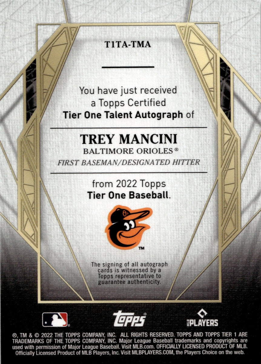 Trey Mancini: Jersey (Autographed)