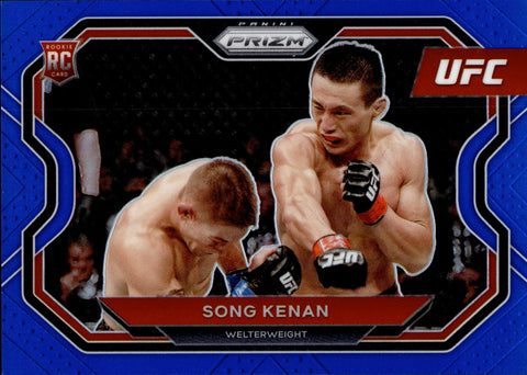 2021 Song Kenan Panini Prizm UFC BLUE ROOKIE 154/199 RC #167 Welterweight