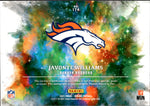 2021 Javonte Williams Panini Origins ROOKIE ORANGE PATCH AUTO 24/75 AUTOGRAPH RELIC RC #174 Denver Broncos