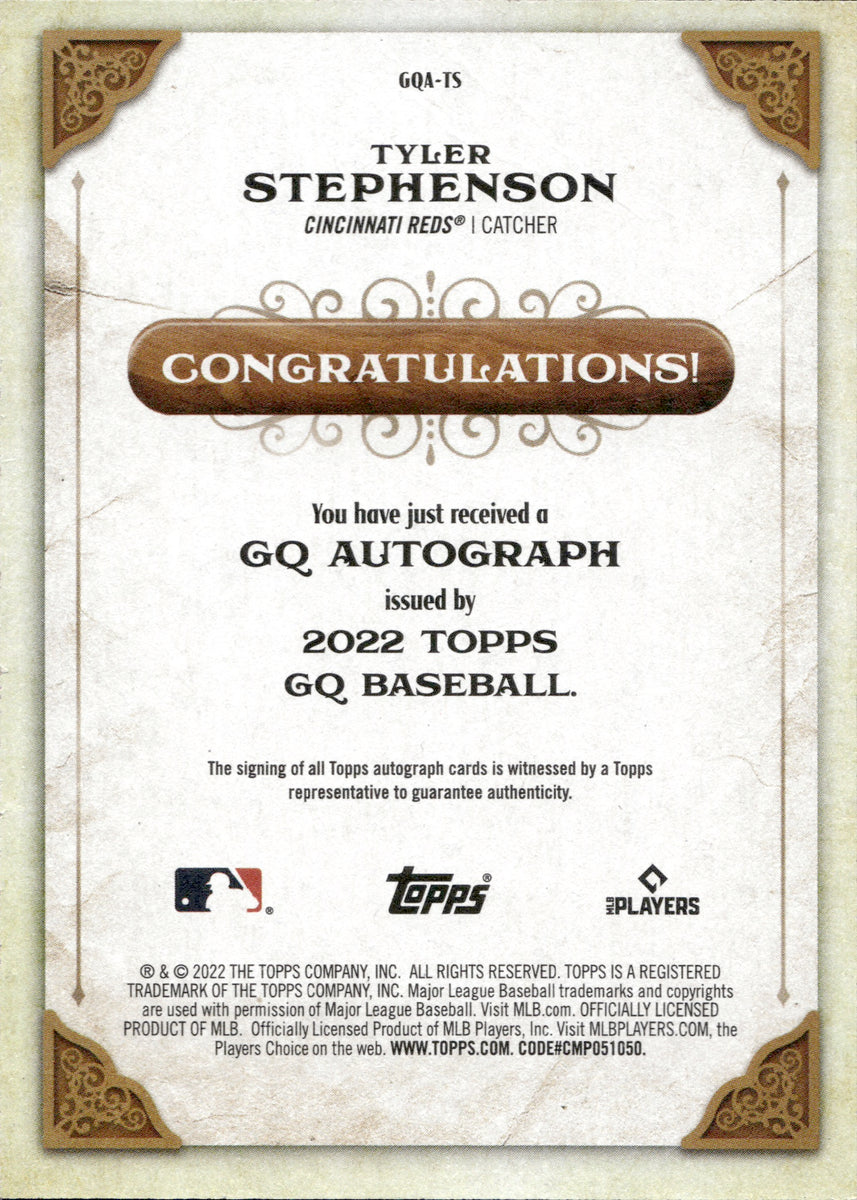 2022 Topps Gypsy Queen Tyler Stephenson GQ Auto Autograph #GQATS Cincinnati  Reds