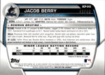 2023 Jacob Berry Bowman Chrome PROSPECTS GOLD REFRACTOR 43/50 #BCP-243 Miami Marlins