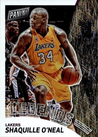 2019 Shaquille O'Neal Panini National Convention LEGENDS MAGNETIC FUR 13/99 #SO Los Angeles Lakers HOF