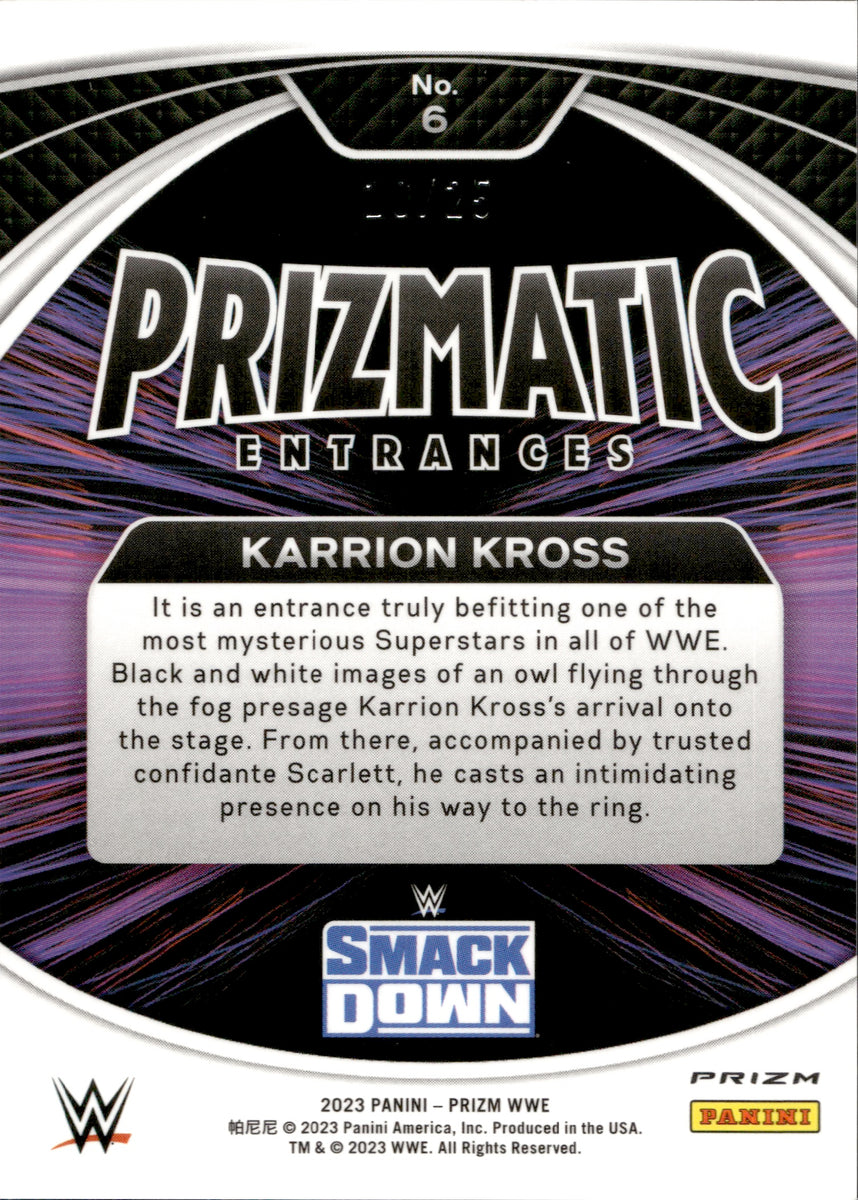 2023 Karrion Kross Panini Prizm WWE MOJO PRIZMATIC 10/25 #6 Friday Nig
